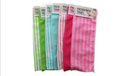 Microfiber cleaning towels in assorted colors for household cleaning