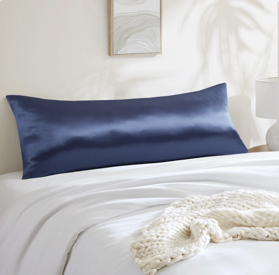 Mainstays Satin Body Pillowcase 20 x 52 inches – Navy 