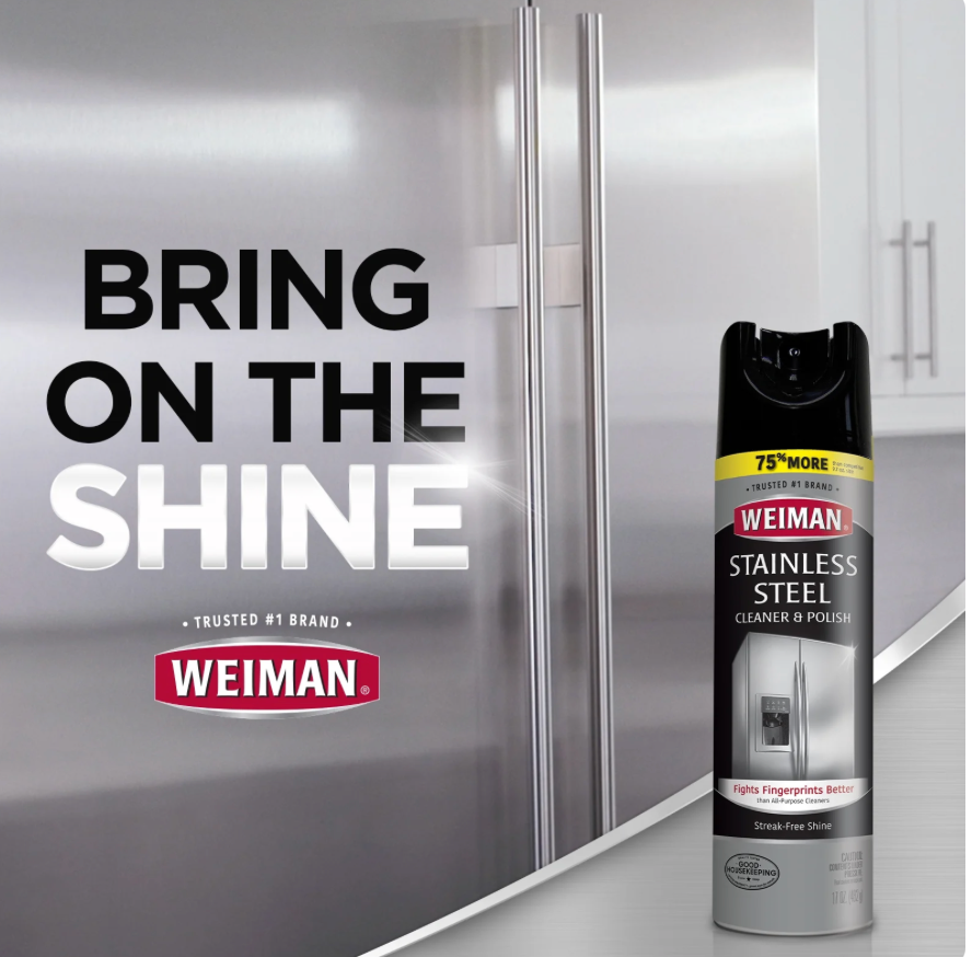Weiman Stainless Steel Cleaner and Polish Spray 12 oz