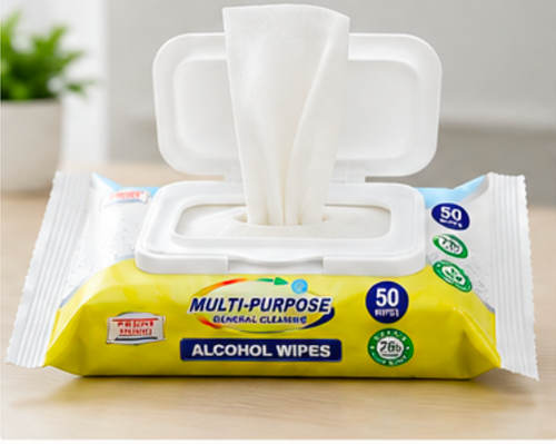 75% Alcohol Disinfecting Wipes – 50 Count