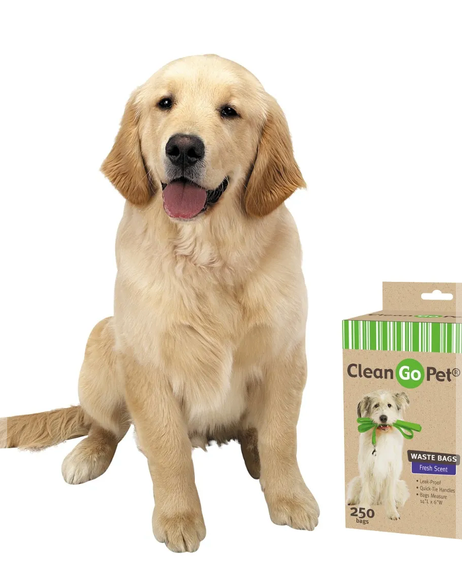 Dog waste bags for daily pet cleanup by Clean Go